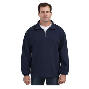 Port Authority Signature Sueded Finish Quarter-Zip Sweatshirt - Dark/All