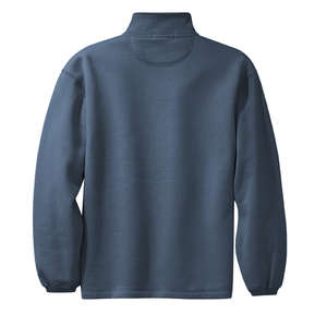 Port Authority Signature Sueded Finish Quarter-Zip Sweatshirt - Dark/All