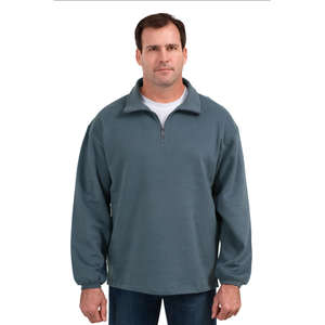 Port Authority Signature Sueded Finish Quarter-Zip Sweatshirt - Dark/All