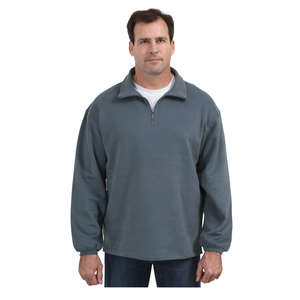 Port Authority Signature Sueded Finish Quarter-Zip Sweatshirt - Dark/All