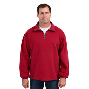 Port Authority Signature Sueded Finish Quarter-Zip Sweatshirt - Dark/All