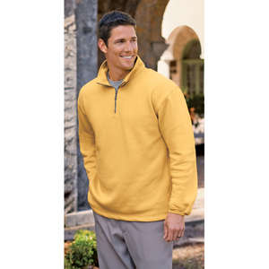 Port Authority Signature Sueded Finish Quarter-Zip Sweatshirt - Dark/All