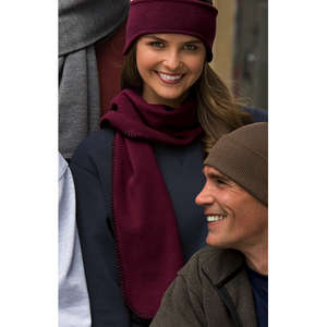 Port Authority R-Tek Fleece Scarf - Dark/All