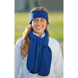 Port Authority R-Tek Fleece Scarf - Dark/All