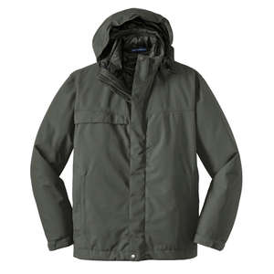 Port Authority Herringbone 3-in-1 Parka - Dark/All Green, Spruce