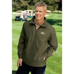 Custom Promotional Port Authority Half-Zip Wind Jacket - Dark/All