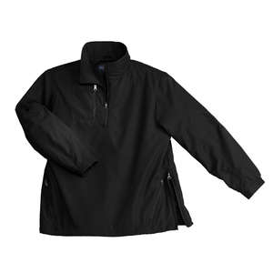 Port Authority Half-Zip Wind Jacket - Dark/All Black