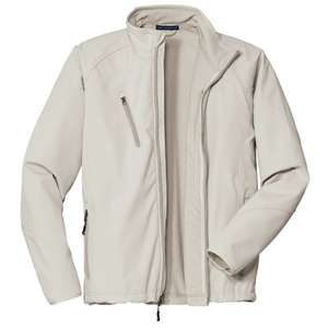 Port Authority Textured Soft Shell Jacket - Dark/All Stone
