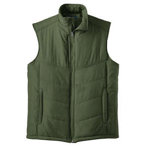 Port Authority Puffy Vest - Dark/All Olive/Cayenne