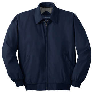 Port Authority Casual Microfiber Jacket - Dark/All Blue, Navy/Pewter