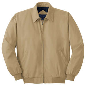 Port Authority Casual Microfiber Jacket - Dark/All Khaki/Blue, Navy