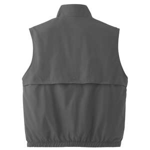Port Authority Reversible Terra-Tek Nylon and Fleece Vest - Dark/All