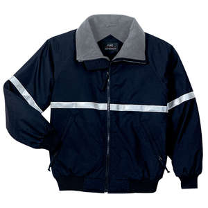 Port Authority Challenger Jacket with Reflective Taping - Dark/All Blue, Navy/Gray, Heather/Reflective