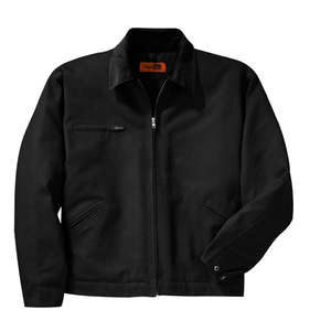CornerStone Duck Cloth Work Jacket - Dark/All Black