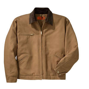 CornerStone Duck Cloth Work Jacket - Dark/All Brown, Duck