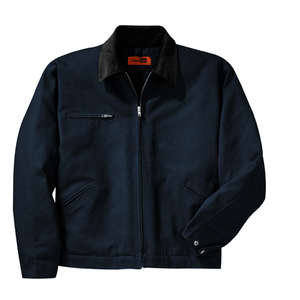 CornerStone Duck Cloth Work Jacket - Dark/All Blue, Navy/Black