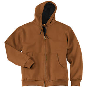 CornerStone Duck Cloth Hooded Work Jacket - Dark/All Brown, Duck