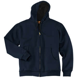 CornerStone Duck Cloth Hooded Work Jacket - Dark/All Blue, Navy