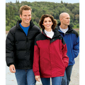 Port Authority Signature Down Jacket - Dark/All 