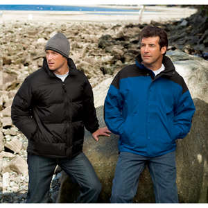 Port Authority Signature Down Jacket - Dark/All 