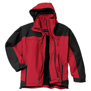Port Authority Nootka Jacket - Dark/All Red/Black