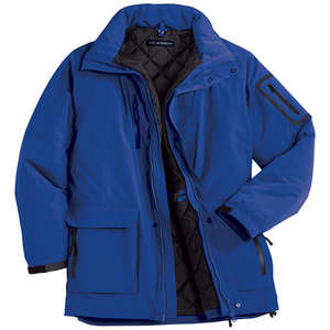 Port Authority Heavyweight Parka - Dark/All Blue, Royal
