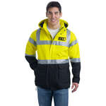Wholesale Promotional Products - Port Authority ANSI Class 3 Safety Heavyweight Parka - Dark/All