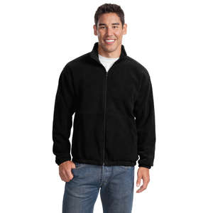 Port Authority R-Tek Fleece Full-Zip Jacket - Dark/All Black