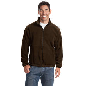 Port Authority R-Tek Fleece Full-Zip Jacket - Dark/All Brown