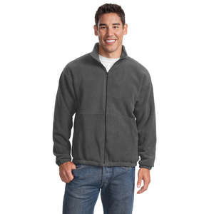 Port Authority R-Tek Fleece Full-Zip Jacket - Dark/All Heather, Midnight