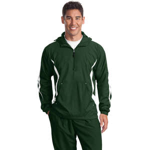 Sport-Tek Colorblock Raglan Anorak - Dark/All