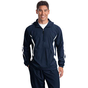 Sport-Tek Colorblock Raglan Anorak - Dark/All