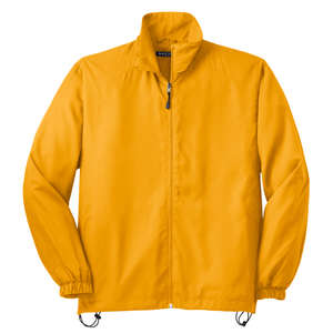 Sport-Tek Full-Zip Wind Jacket - Dark/All Gold