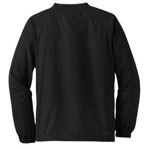 Sport-Tek V-Neck Raglan Wind Shirt - Dark/All 