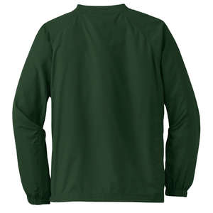 Sport-Tek V-Neck Raglan Wind Shirt - Dark/All 