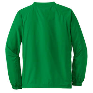 Sport-Tek V-Neck Raglan Wind Shirt - Dark/All 
