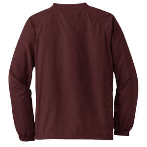 Sport-Tek V-Neck Raglan Wind Shirt - Dark/All 