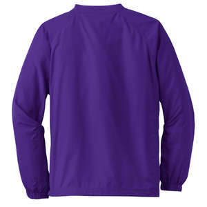 Sport-Tek V-Neck Raglan Wind Shirt - Dark/All 