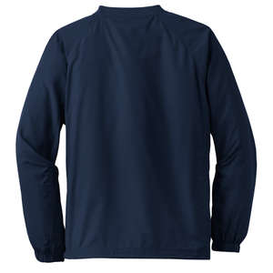 Sport-Tek V-Neck Raglan Wind Shirt - Dark/All 