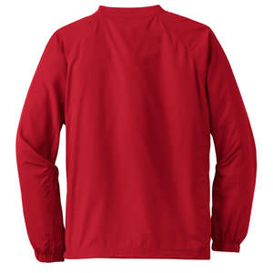 Sport-Tek V-Neck Raglan Wind Shirt - Dark/All 