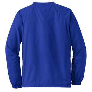 Sport-Tek V-Neck Raglan Wind Shirt - Dark/All 