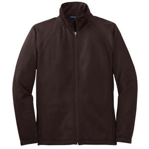 Sport-Tek Tricot Track Jacket - Dark/All Chocolate, Dark