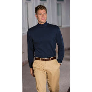 Port Authority Interlock Knit Turtleneck - Dark/All 