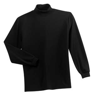 Port Authority Interlock Knit Turtleneck - Dark/All Black