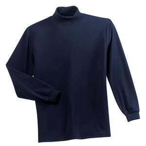 Port Authority Interlock Knit Turtleneck - Dark/All Blue, Navy