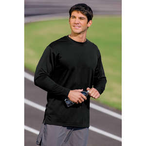 Sport-Tek Dri-Mesh Long Sleeve T-Shirt - Dark/All 