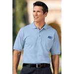 Logo Golf & Polo Shirts - Port Authority Pique Knit Sport Shirt with Pocket - Dark/All