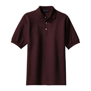 Port Authority 100% Pima Cotton Sport Shirt - Dark/All Burgundy
