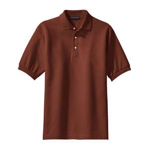Port Authority 100% Pima Cotton Sport Shirt - Dark/All Cinnamon