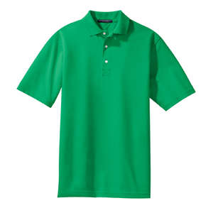Port Authority Signature Rapid Dry Sport Shirt - Dark/All Green, Court